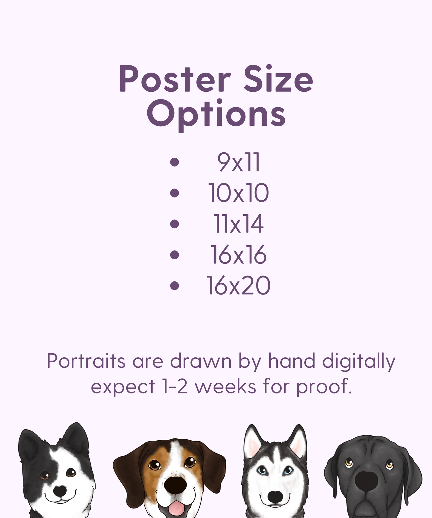 Pet Portrait on Poster