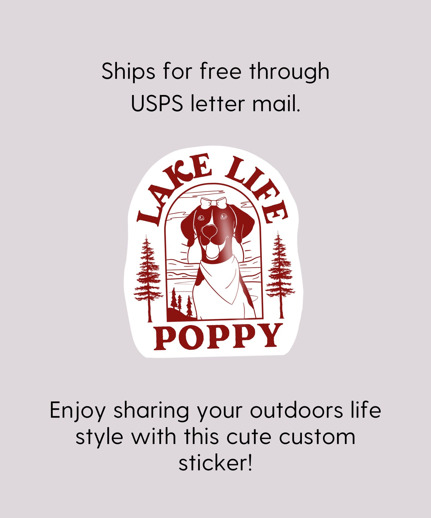 Lake Life Custom Stickers