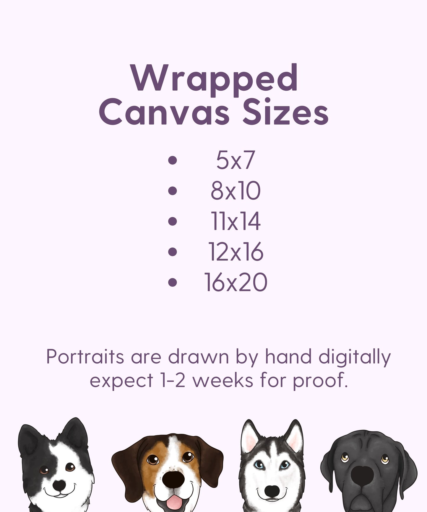 Pet Portrait on Canvas