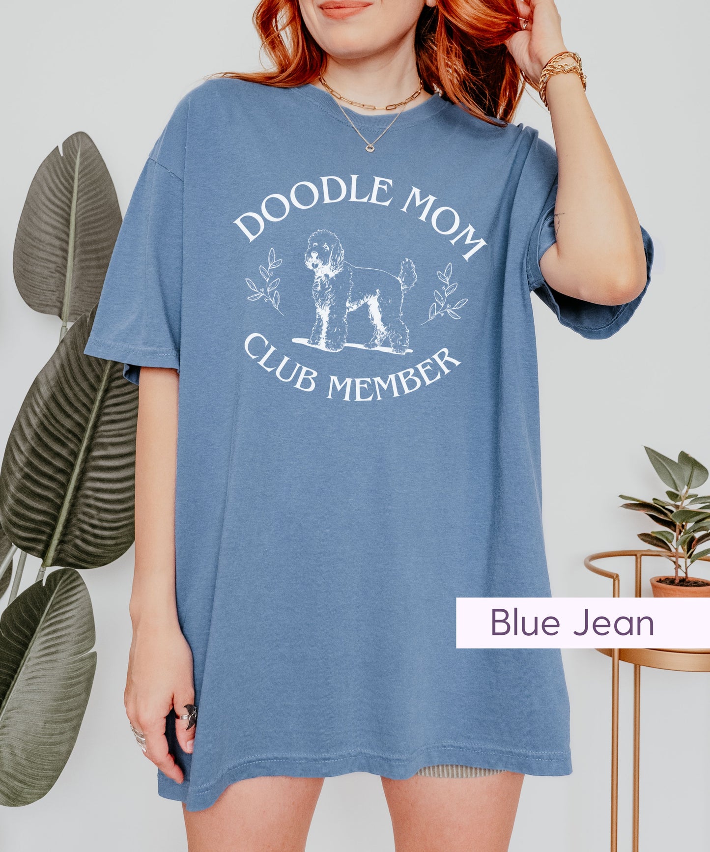 Cute Doodle Mom Club Member Tshirt