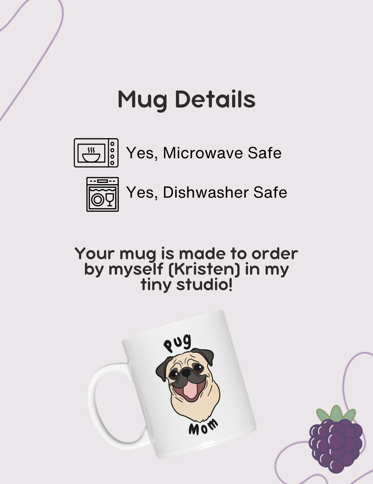 Pug Mom Mug