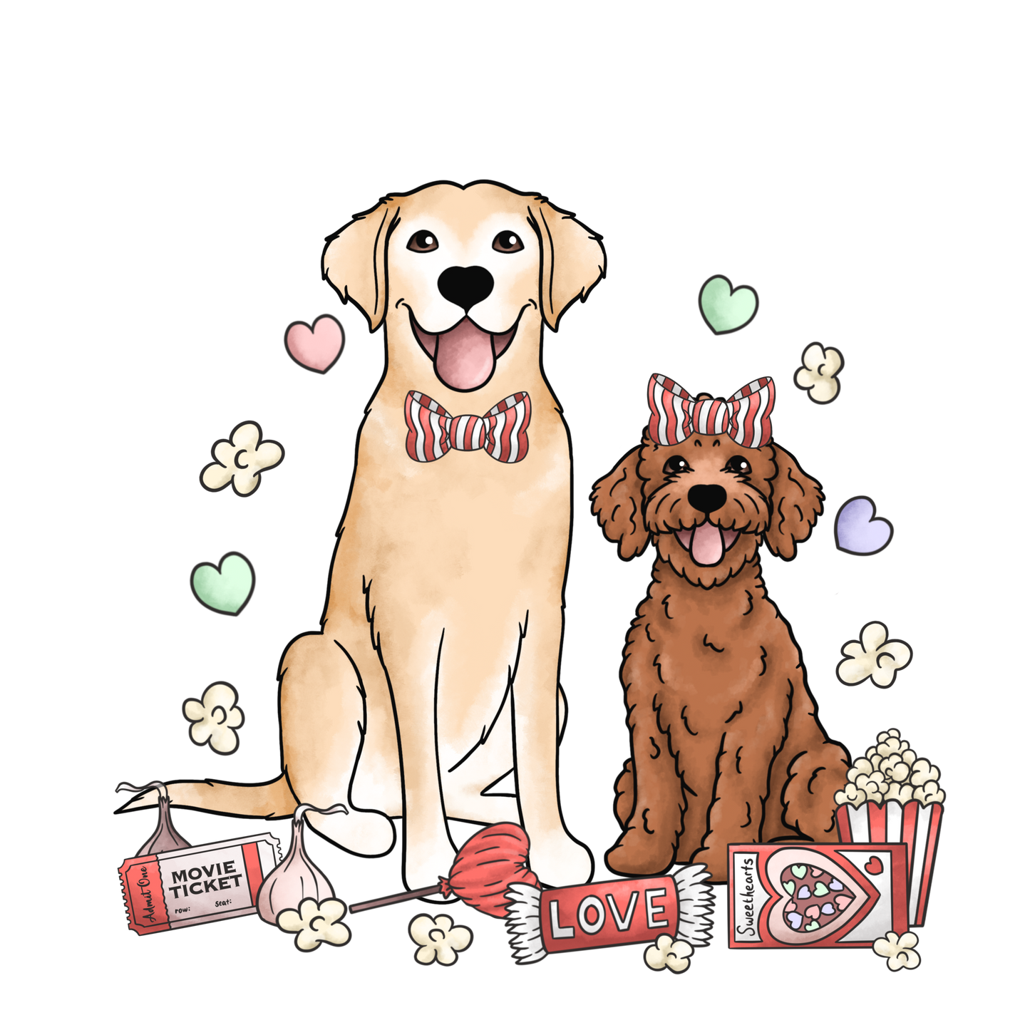 Custom Item + Ten Stickers + Two Sheets + Updated Portrait