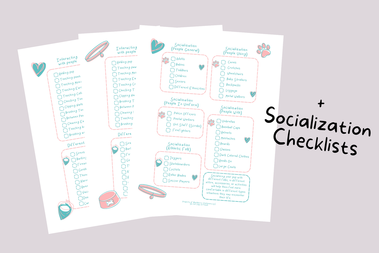 Dog Mom Planner Bundle - Printable (Digital File)