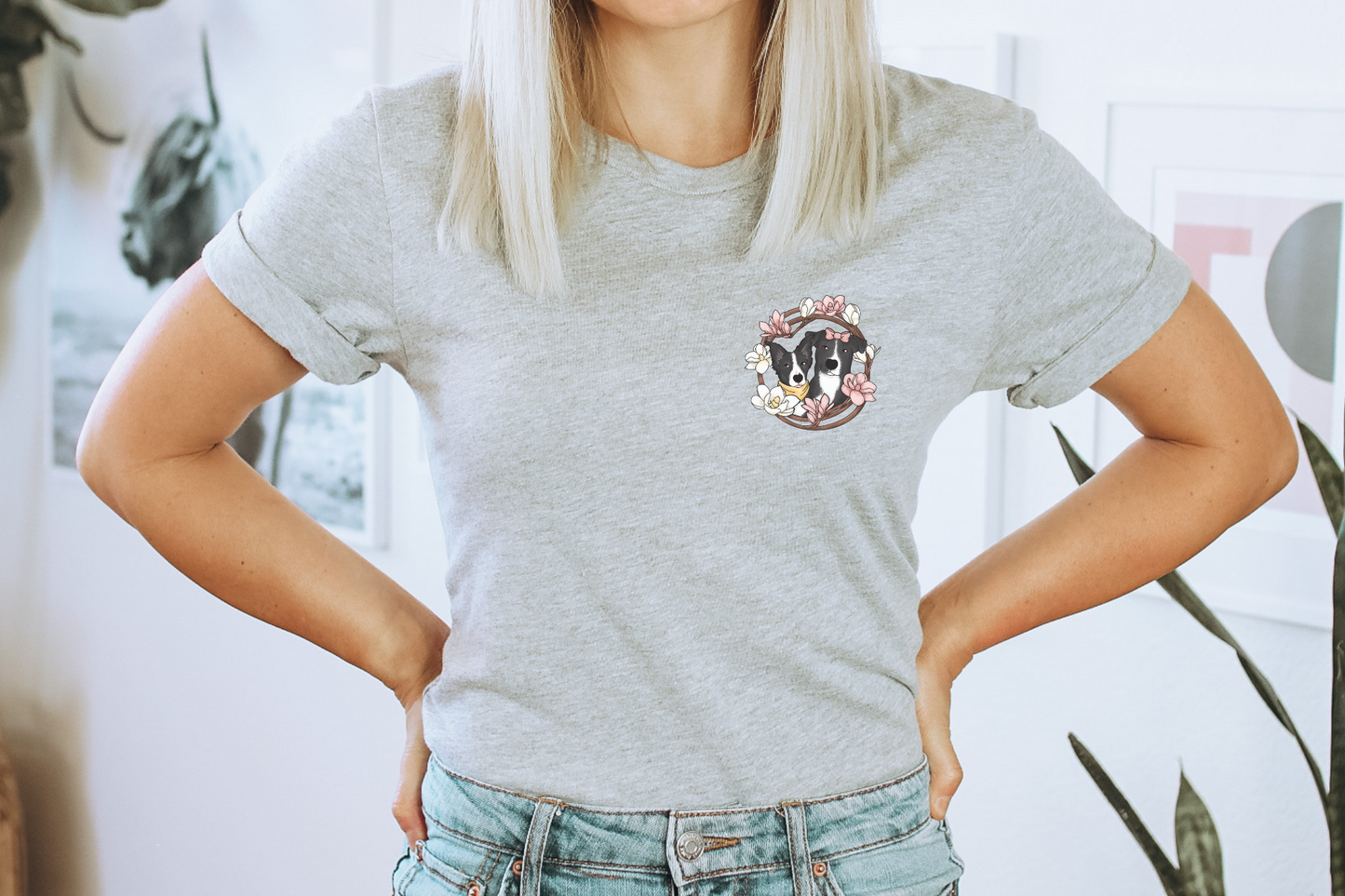 (Pre-Drawn Portrait) Tees, Front & Back