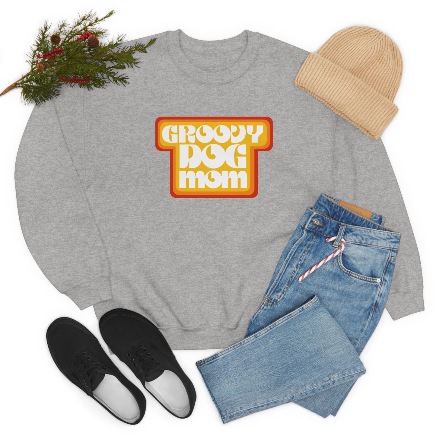 Groovy Dog Mom Sweatshirt