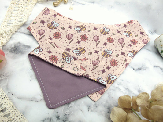 Bumble Bee with Purple Bandana