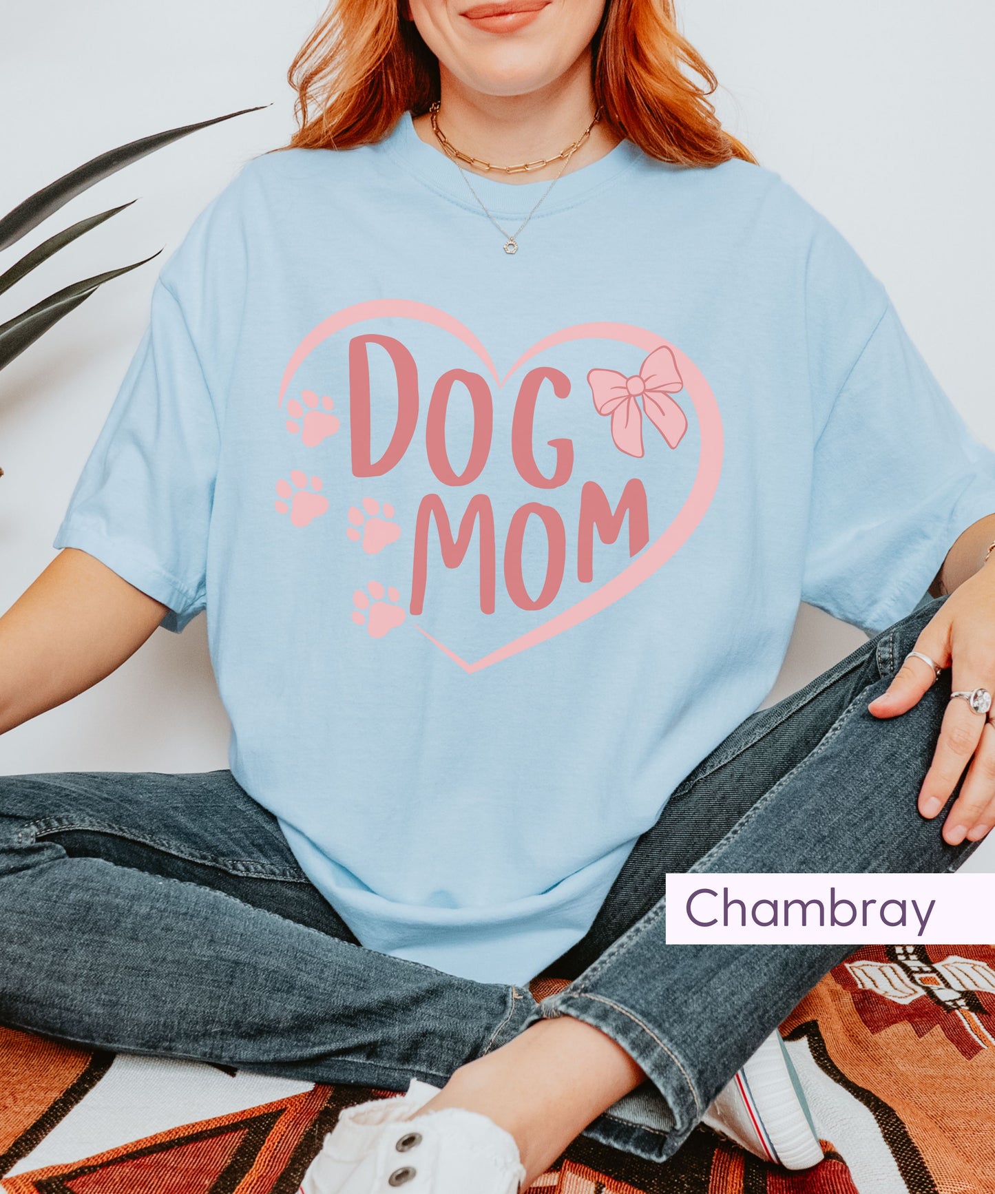 Coquette Dog Mom Shirt with Heart