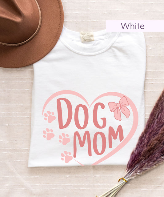 Coquette Dog Mom Shirt with Heart