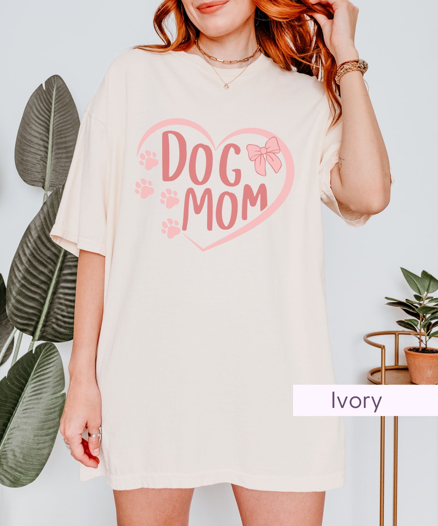 Coquette Dog Mom Shirt with Heart