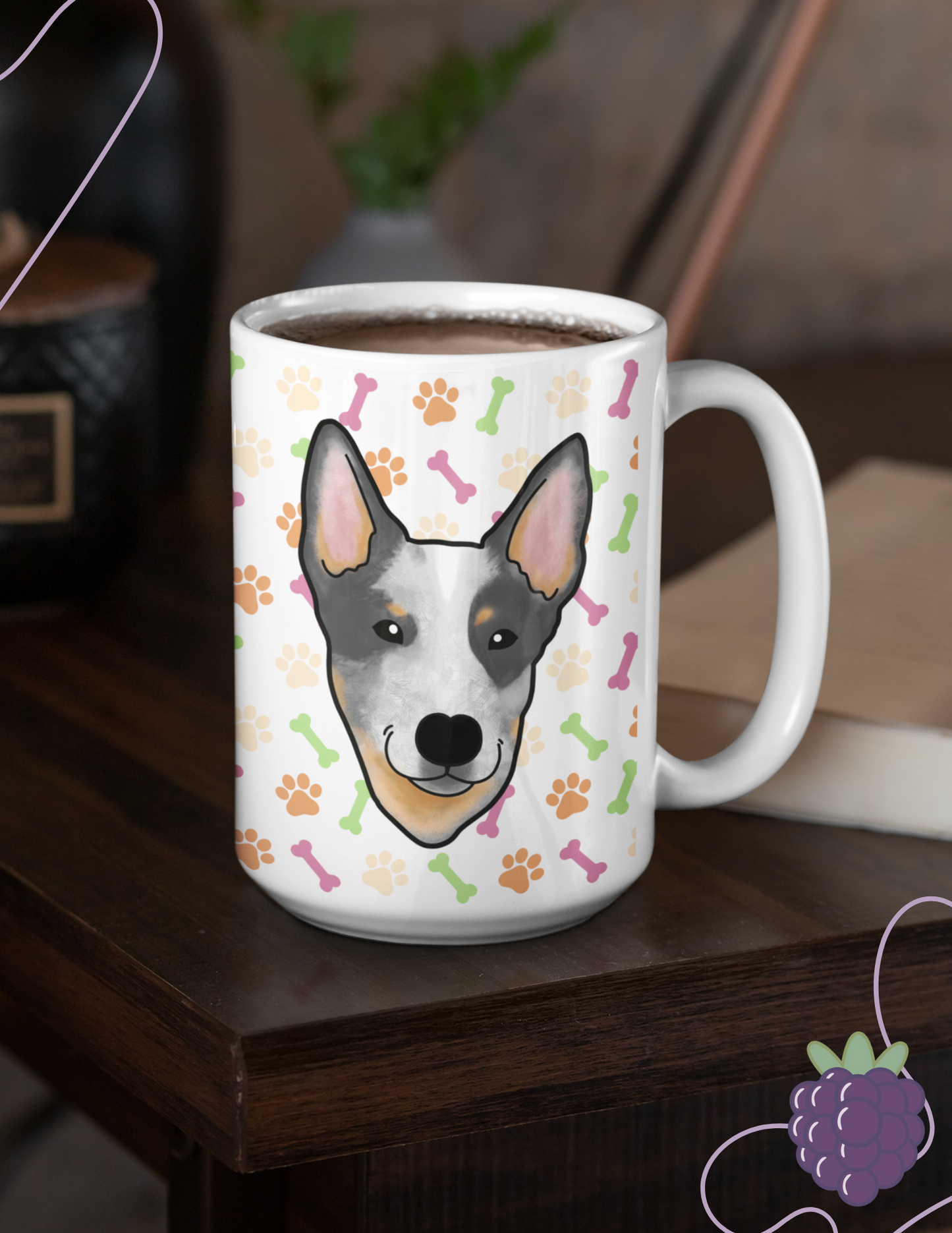 Pet Portrait 15 oz Ceramic Mug