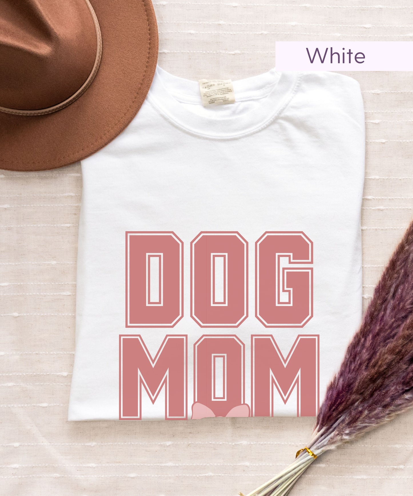 Pink Coquette Bows Dog Mom Girly Tshirt