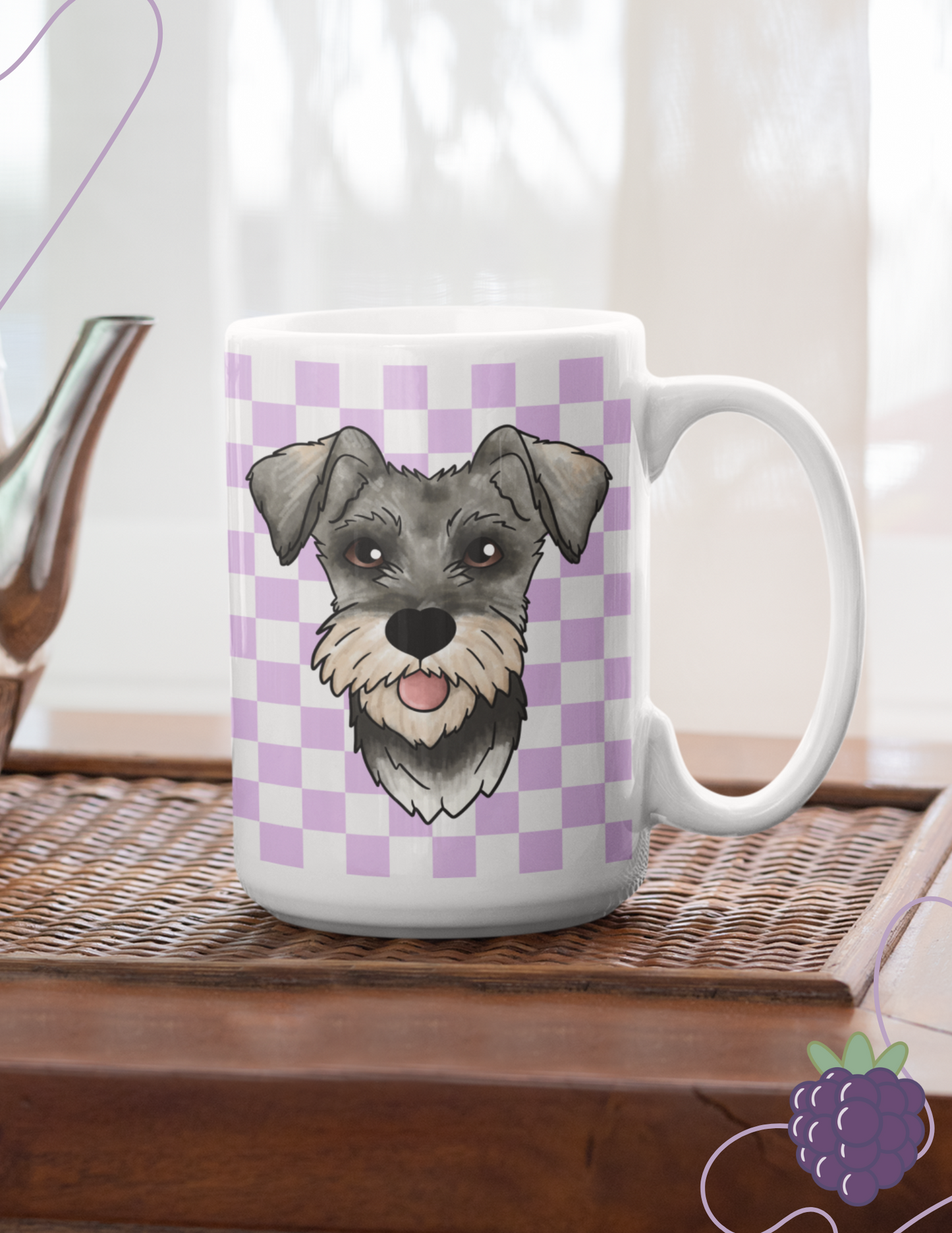 Pet Portrait 15 oz Ceramic Mug