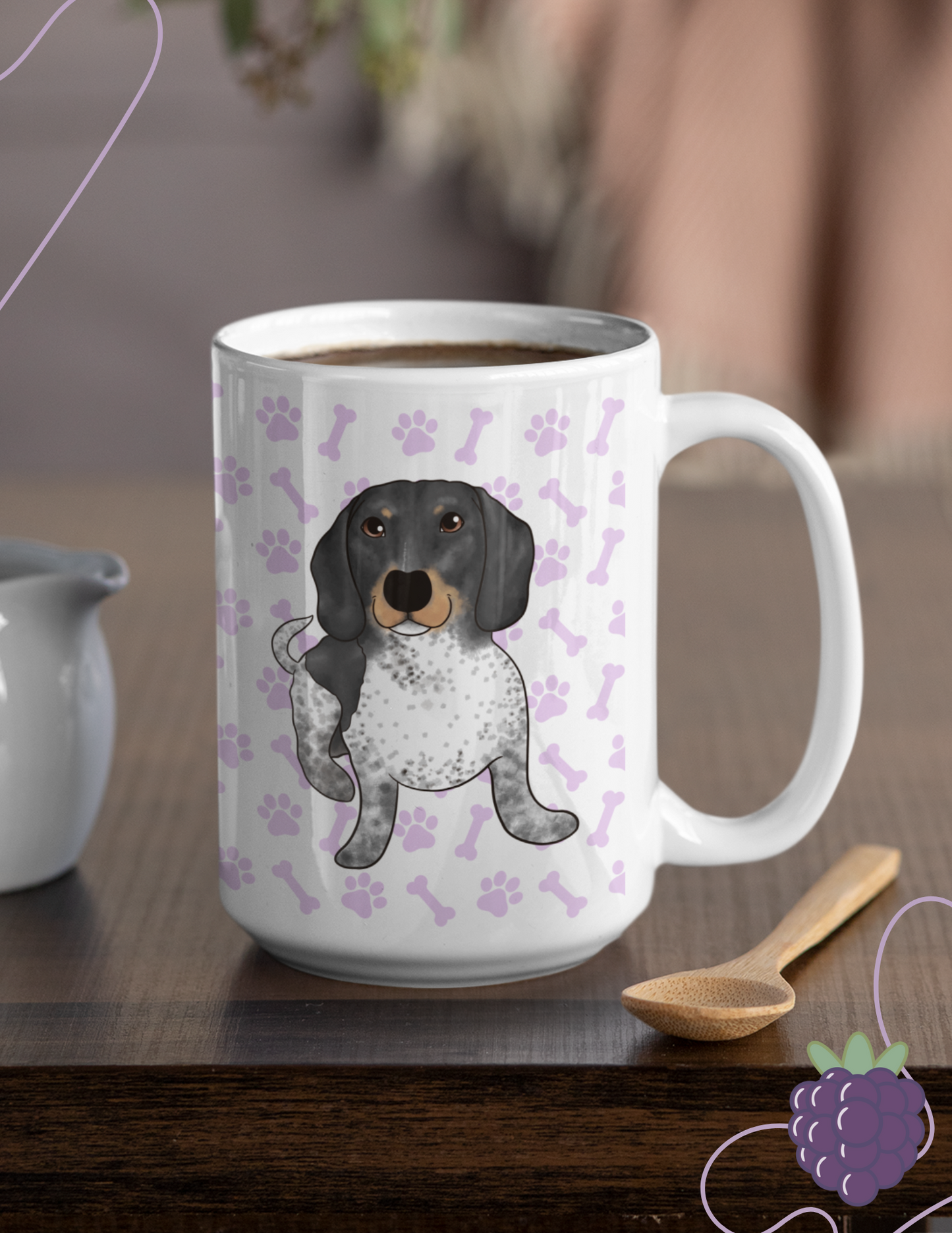 Pet Portrait 15 oz Ceramic Mug