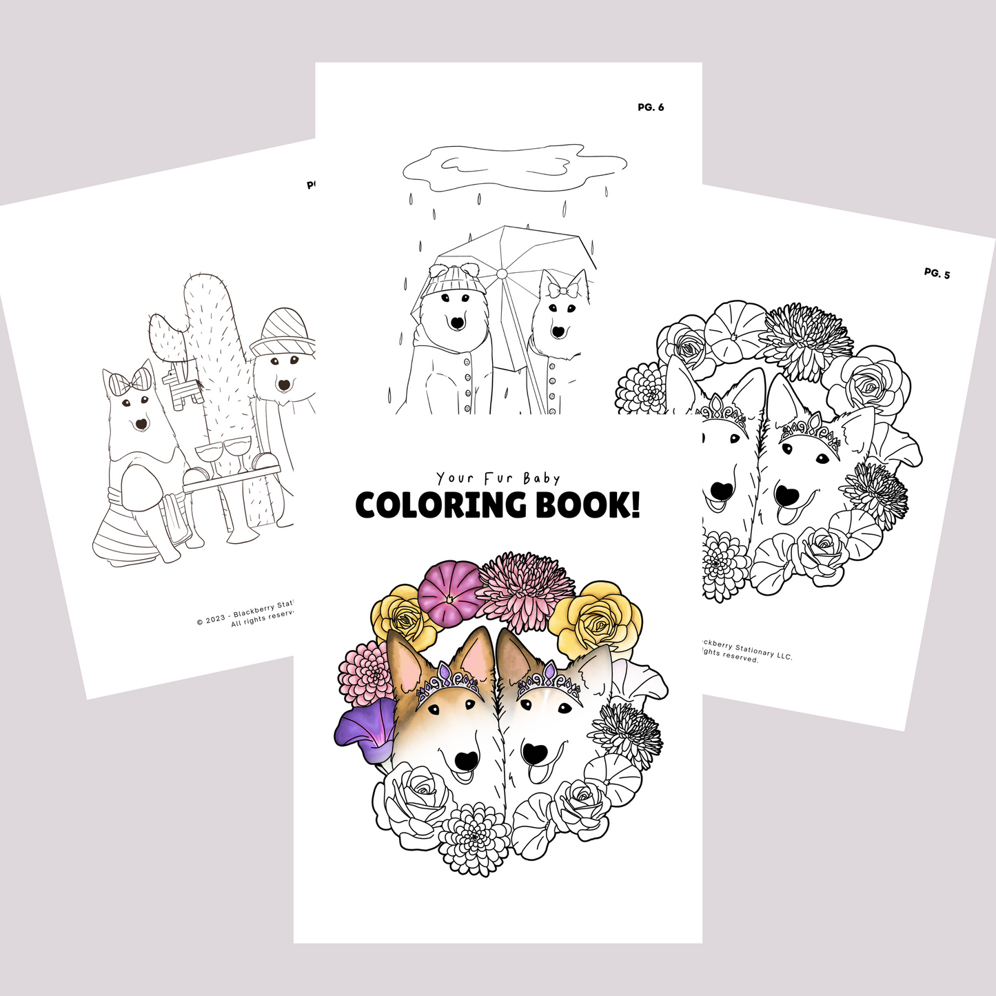 Custom Coloring Book - DIGITAL