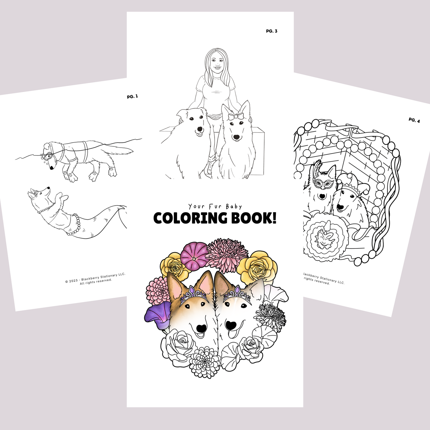 Custom Coloring Book - DIGITAL