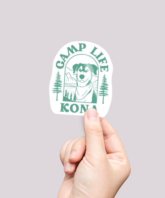 Camp Life Custom Stickers