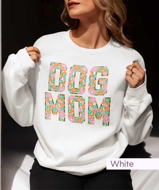 Floral Dog Mom Sweatshirt