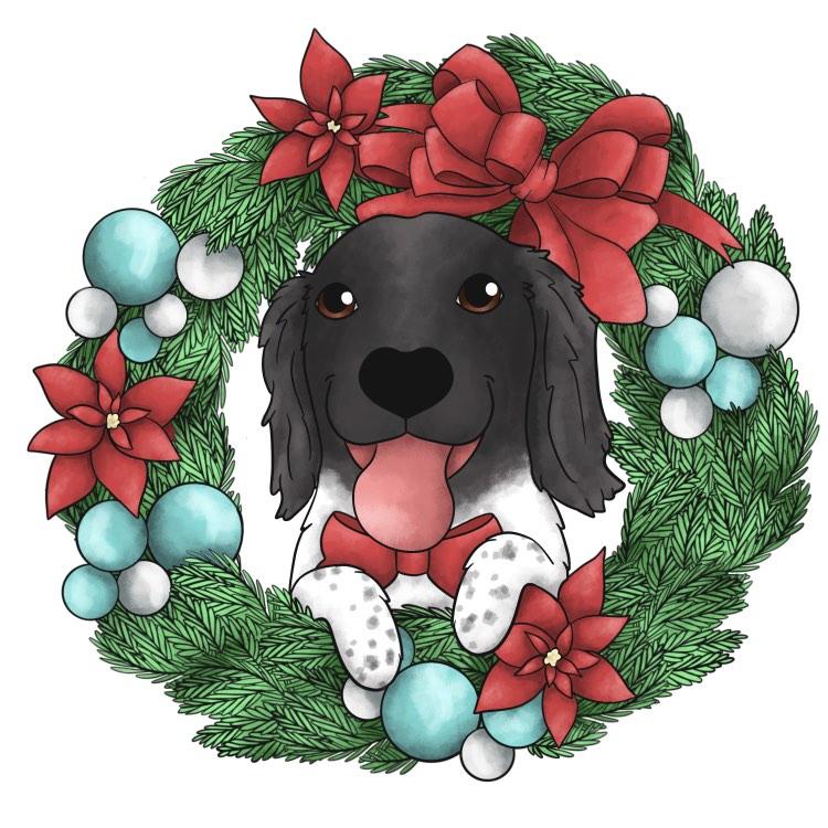 Wreath Portraits - Digital, Stickers & More