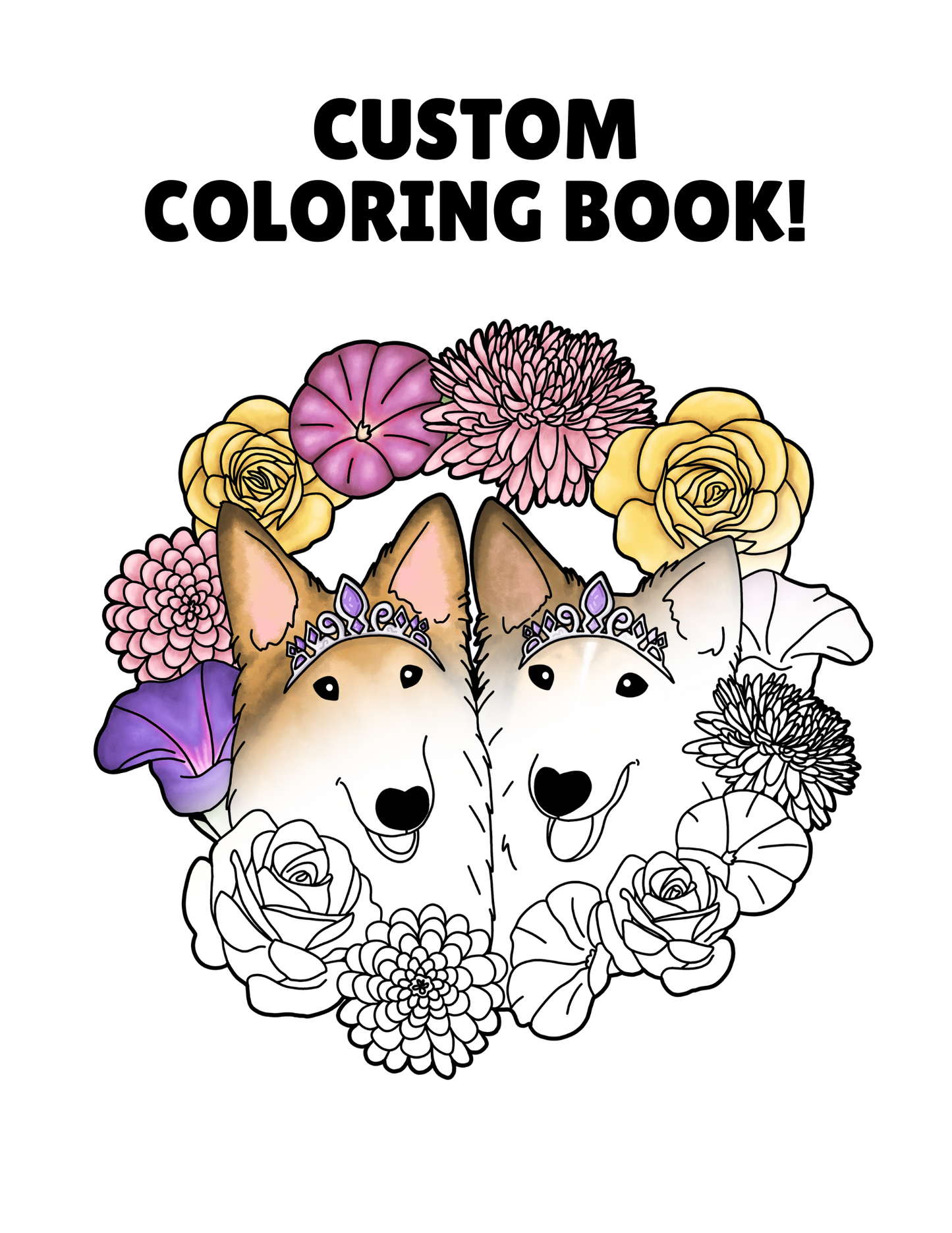 Custom Coloring Book - DIGITAL