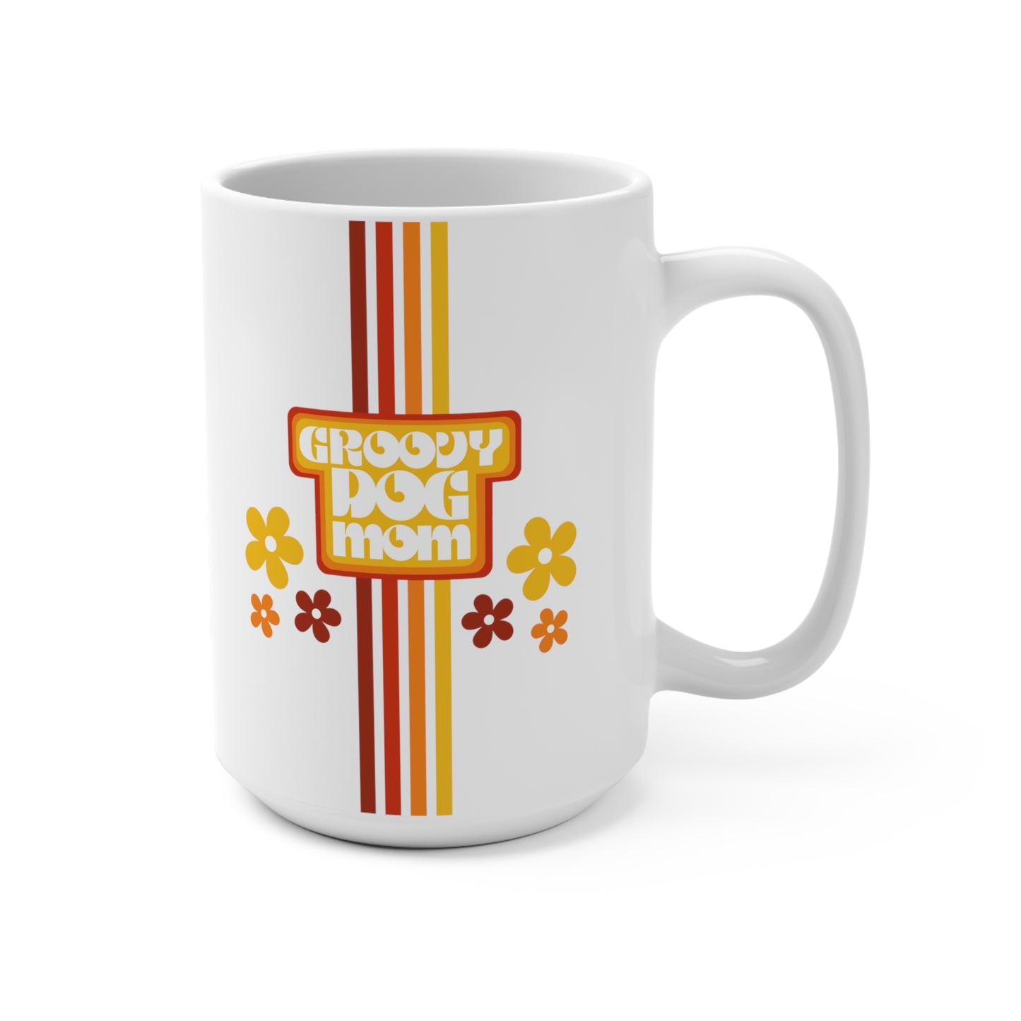 Groovy Dog Mom Mug 15oz