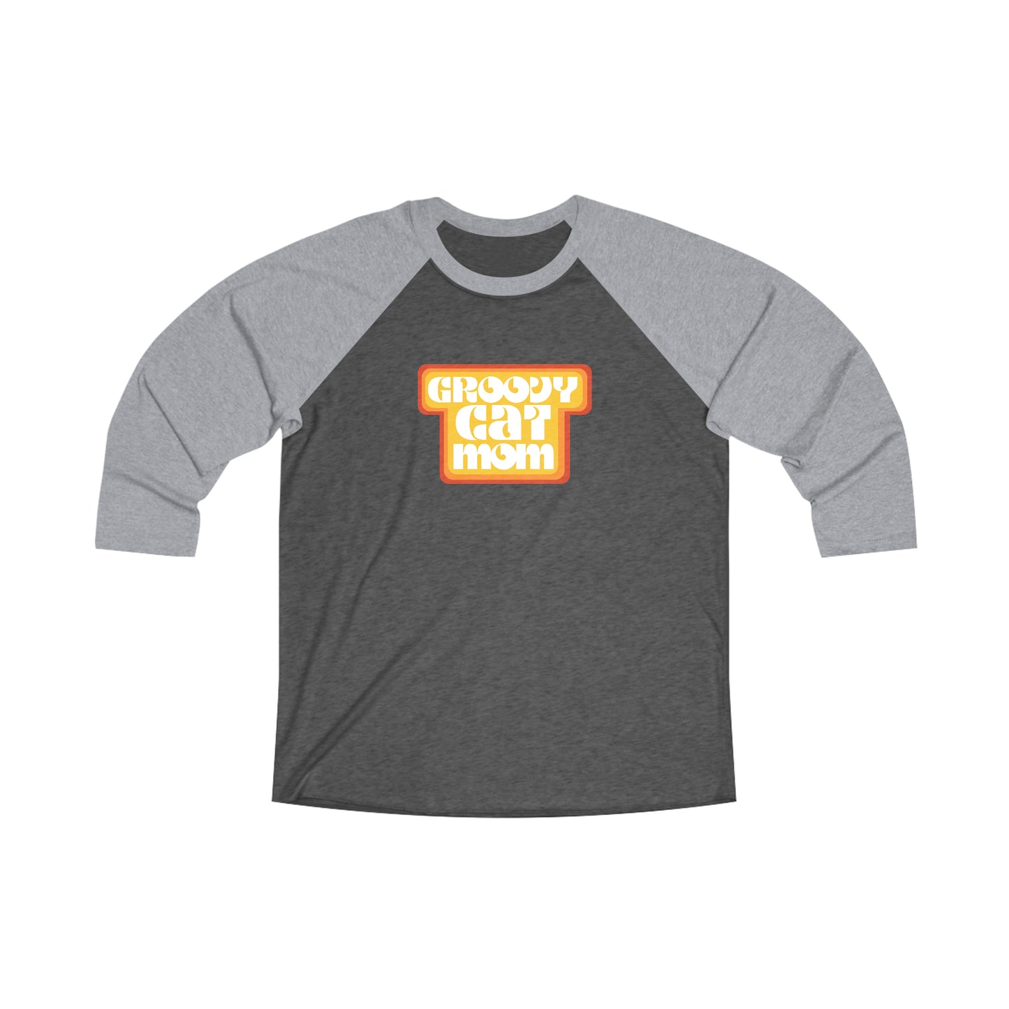 Groovy Cat Mom Raglan Tee