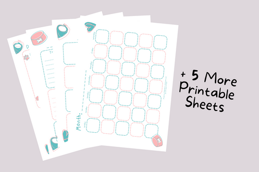 Dog Mom Planner Bundle - Printable (Digital File)