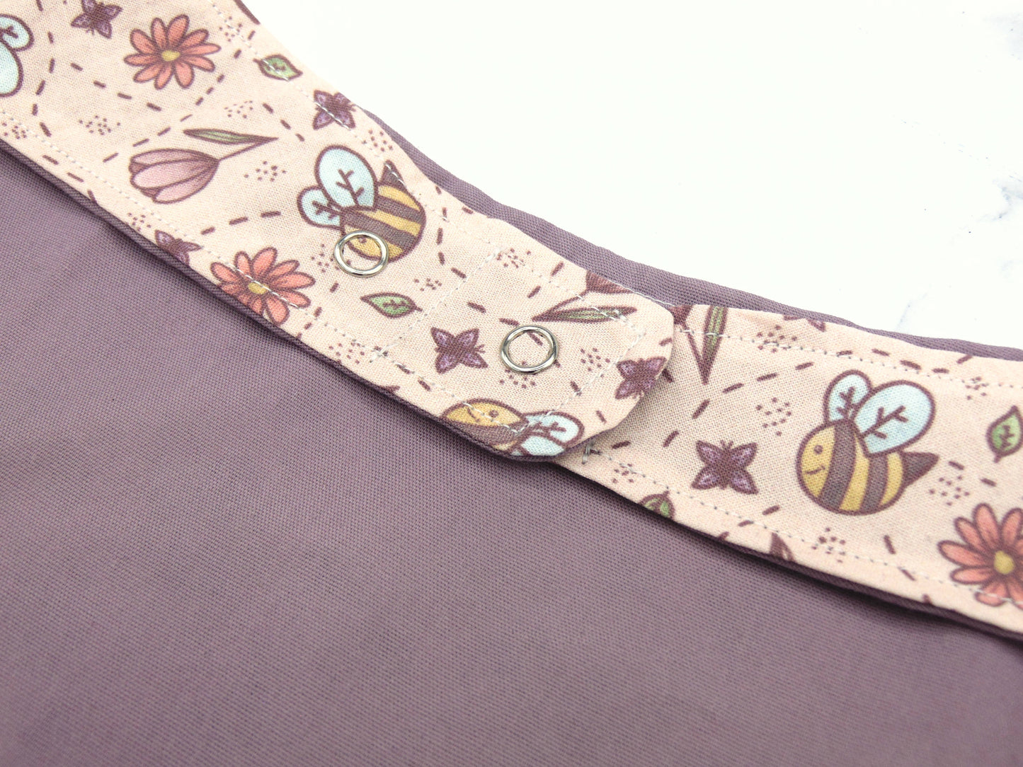 Bumble Bee with Purple Bandana