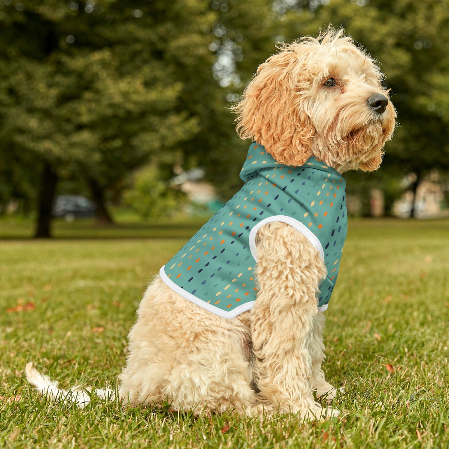 Color Dots - Dog Hoodie